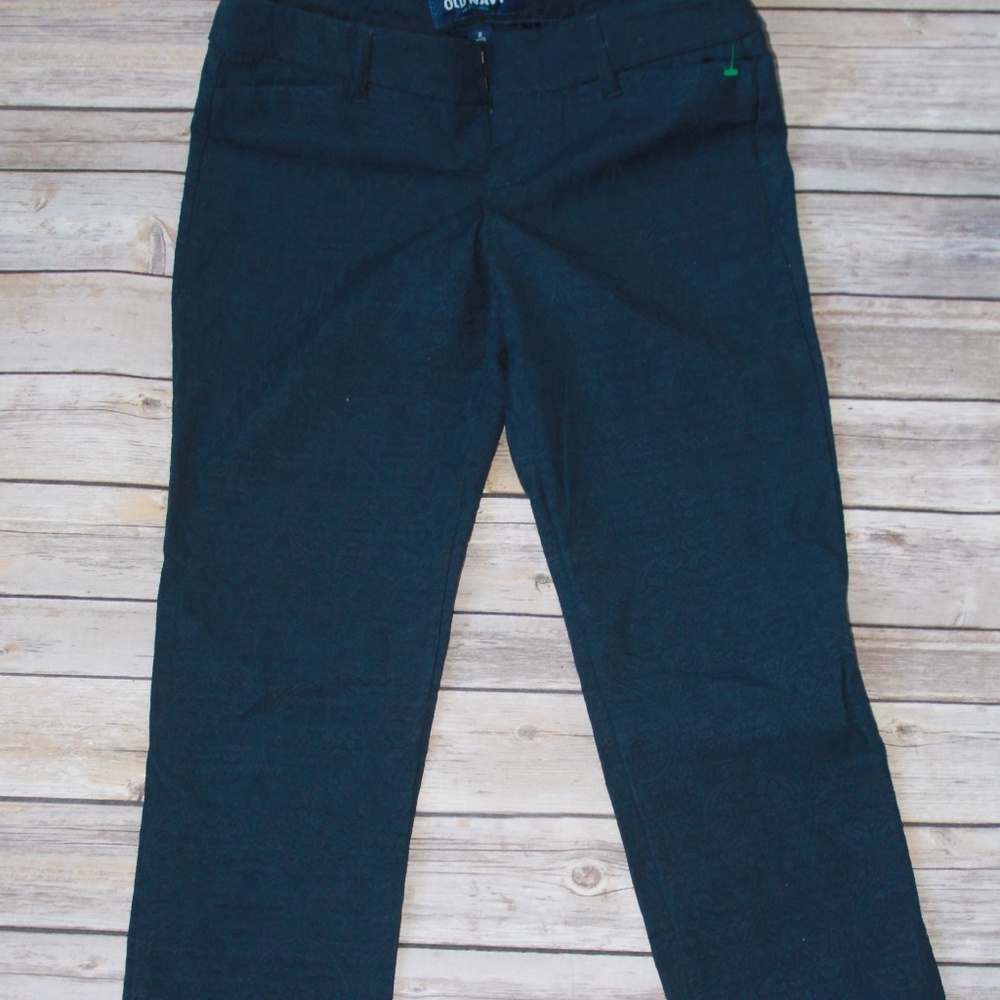 Old Navy Floral Textured Pants